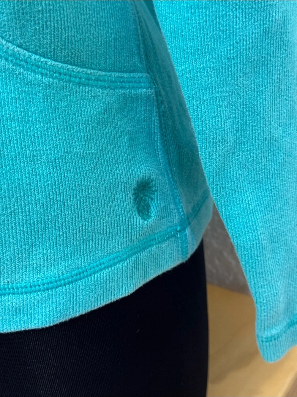 Tommy Bahama Teal Quarter-Zip Pullover - Picture 3 of 6